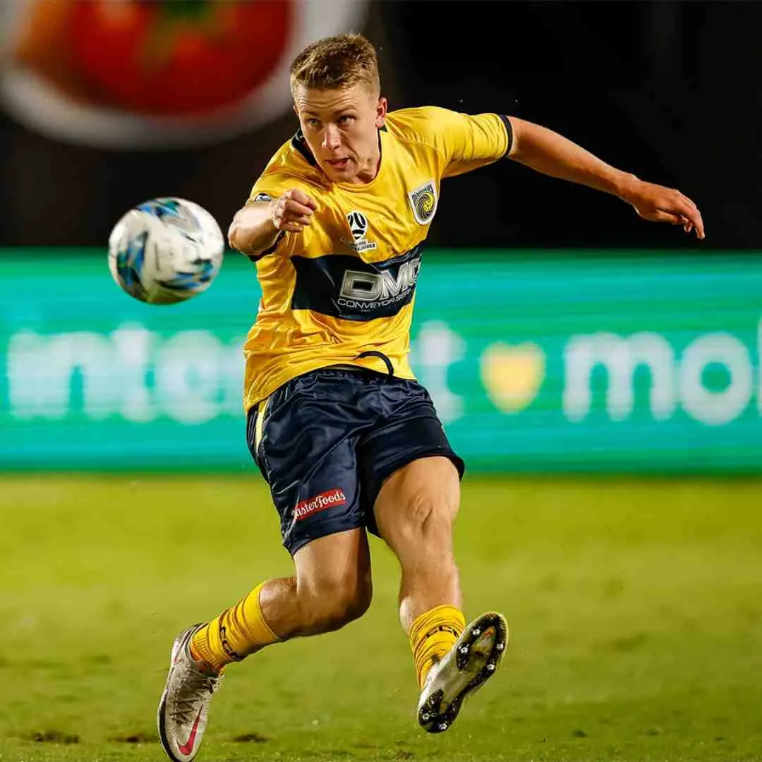 LF James Bayliss playing football